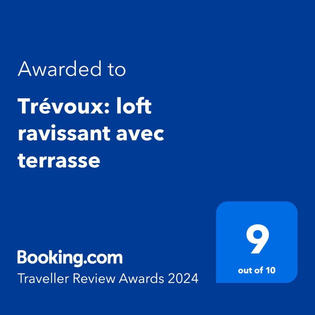 Апартаменты Trevoux: Loft Ravissant Avec Terrasse Экстерьер фото